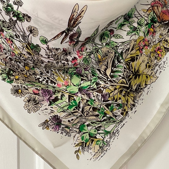 Silk Dragonfly Scarf - NWOT - Picture 3 of 12